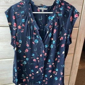Dark blue Daniel Rainn blouse, size XL!